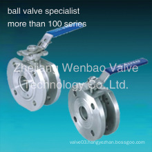 Stainless Steel Wafer Type Italy Ball Valve Pn16